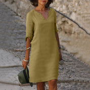 Elegantes Kleid mit Bauchbedeckung