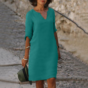 Elegantes Kleid mit Bauchbedeckung