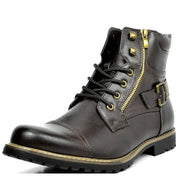 Mittellange Schnürstiefel aus Leder für Herren