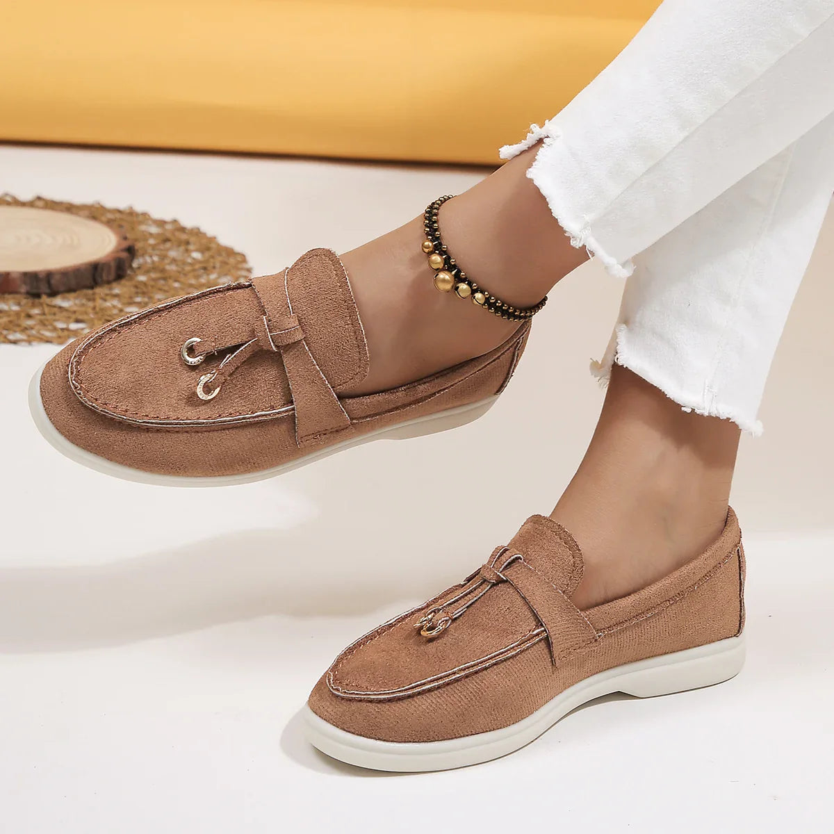 Leder Loafer mit Komfortpolsterung