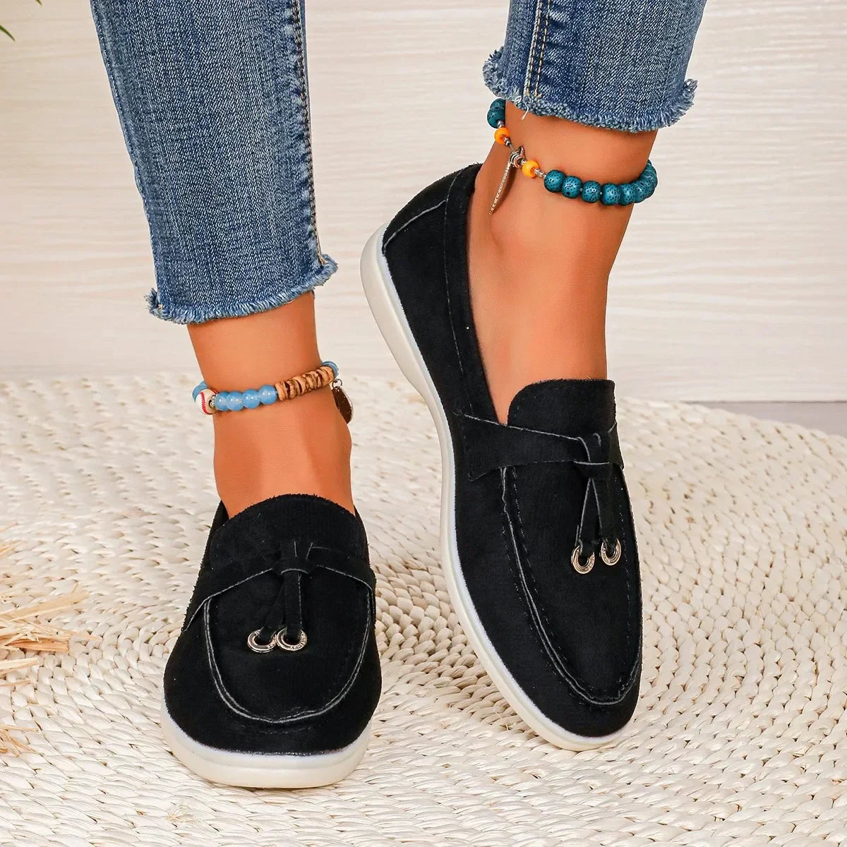 Leder Loafer mit Komfortpolsterung