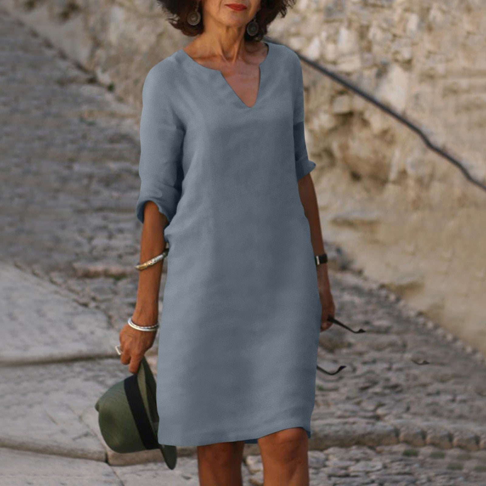 Elegantes Kleid mit Bauchbedeckung