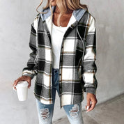 Damen Kapuzen Übergangsjacke