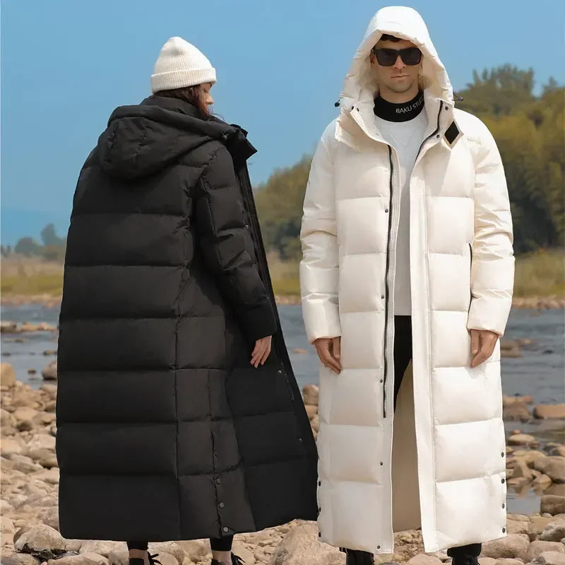 Langer Unisex Wintermantel