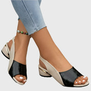 Blockabsatz Slingback Sandalen