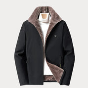 Gefütterte jacke mit Reißverschluss