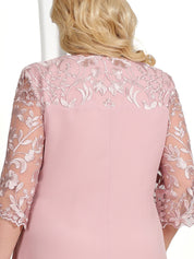Besticktes Bankettkleid in Übergröße