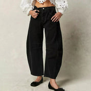 Weites Bein Sommer Jeans