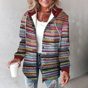 Damen Kapuzen Übergangsjacke