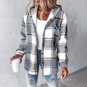 Damen Kapuzen Übergangsjacke