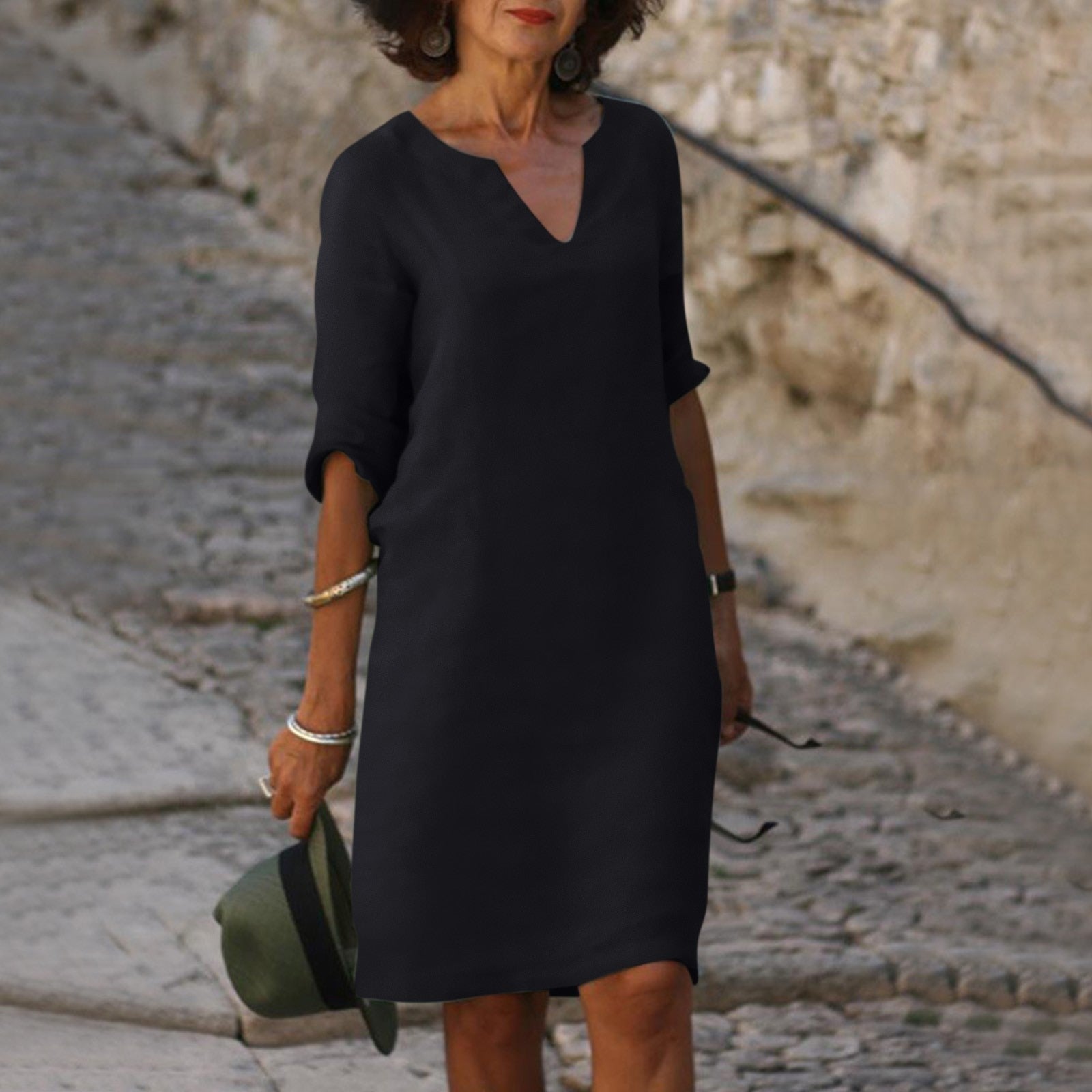 Elegantes Kleid mit Bauchbedeckung