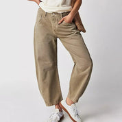 Weites Bein Sommer Jeans