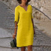 Elegantes Kleid mit Bauchbedeckung