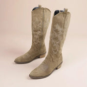 Bestickte Knie Cowboystiefel