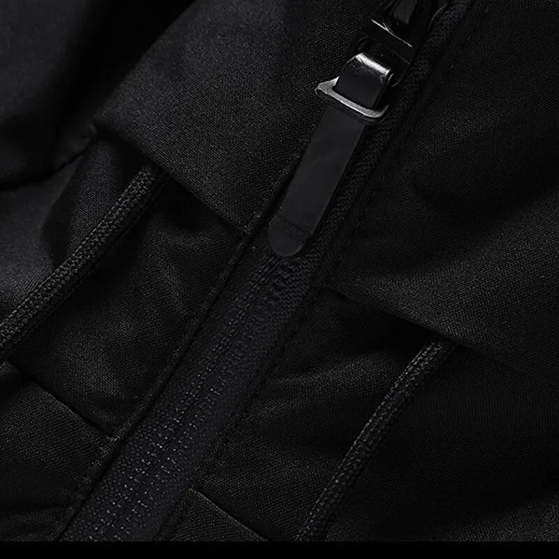 Tactishce Puffer Winterjacke mit Kapuze