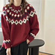 Damen Scandi Rollkragenpullover