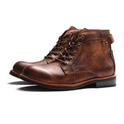 Retro Winter Schnürstiefel