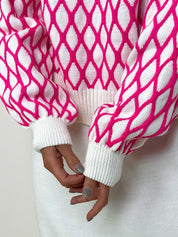 Karierter Damen Rollkragenpullover