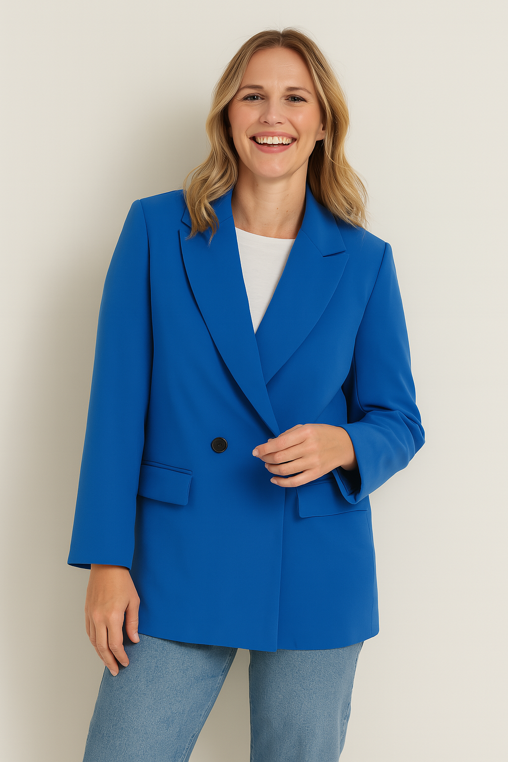 Moderner Knopfleisten Blazer