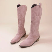 Bestickte Knie Cowboystiefel