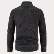 Stilvolle Winter Strickjacke mit Kapuze