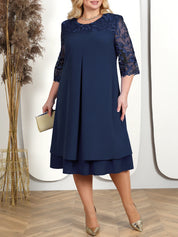 Besticktes Bankettkleid in Übergröße
