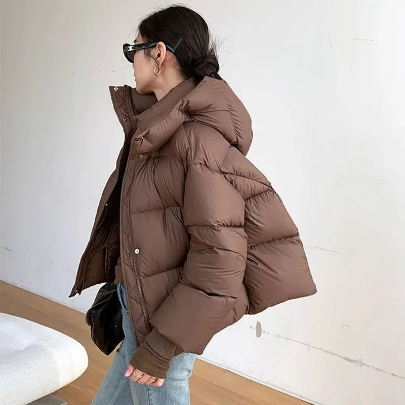 Kuschelige Damen Pufferjacke