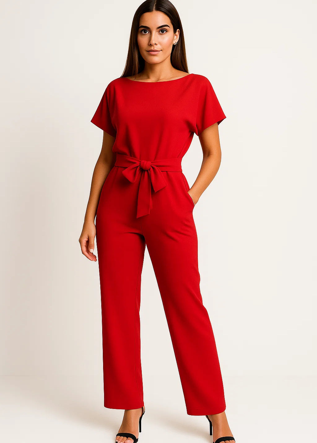 Schicker_Jumpsuit_mit_Gurtel_Red.webp