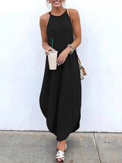 Klassisches Maxi Trägerkleid