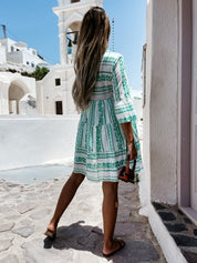 luftiges Boho-Kleid mit fröhlichem Muster