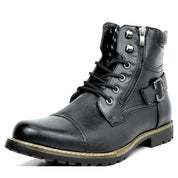 Mittellange Schnürstiefel aus Leder für Herren