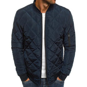 Bequem Jacke mit Rautenmuster