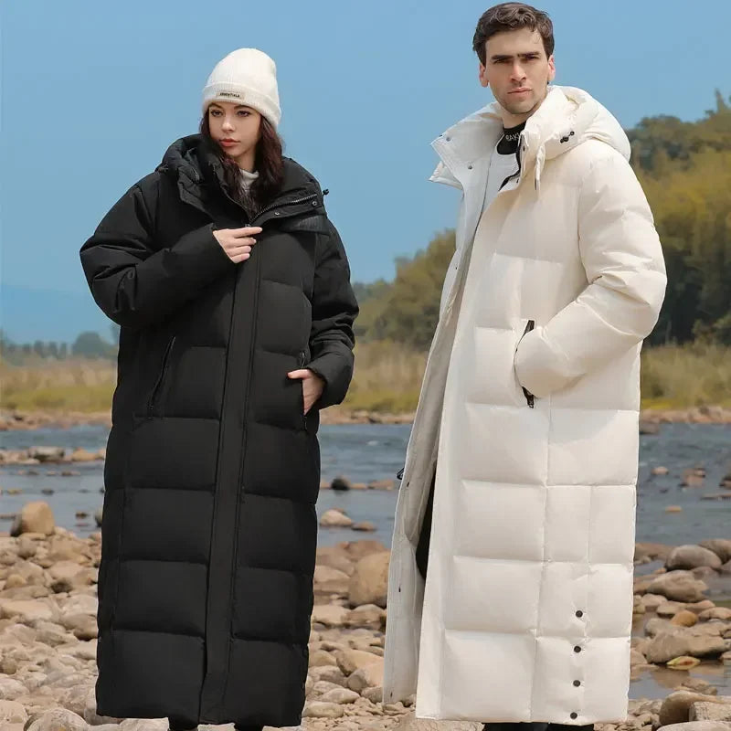 Langer Unisex Wintermantel