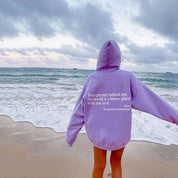 Übergroßer warmer Kapuzenpullover