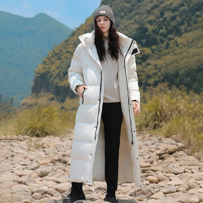 Langer Unisex Wintermantel