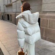 Kuschelige Damen Pufferjacke
