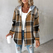 Damen Kapuzen Übergangsjacke