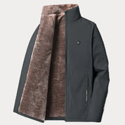 Gefütterte jacke mit Reißverschluss