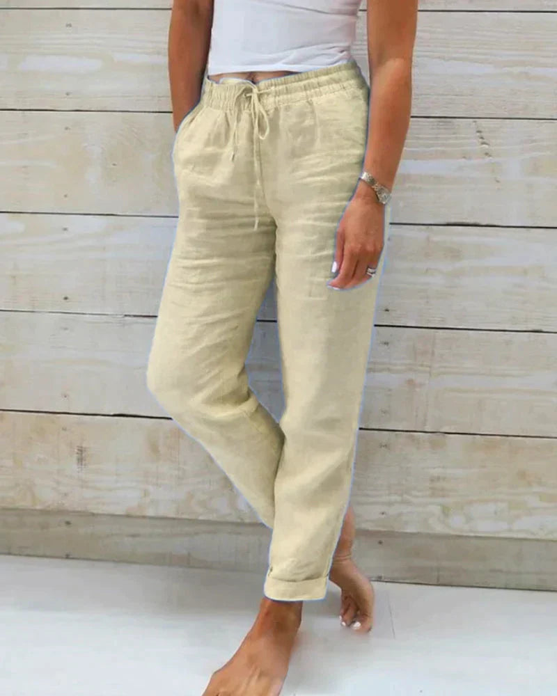 Leinenhose für Damen
