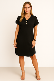 Midikleid mit Bauchabdeckung
