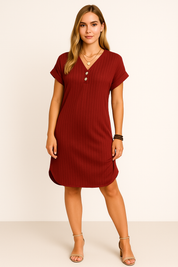 Midikleid mit Bauchabdeckung