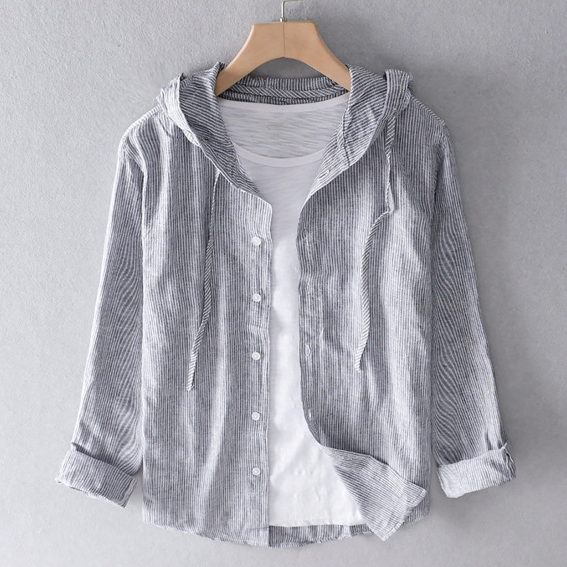 Atmungsaktive Damen Leinenbluse