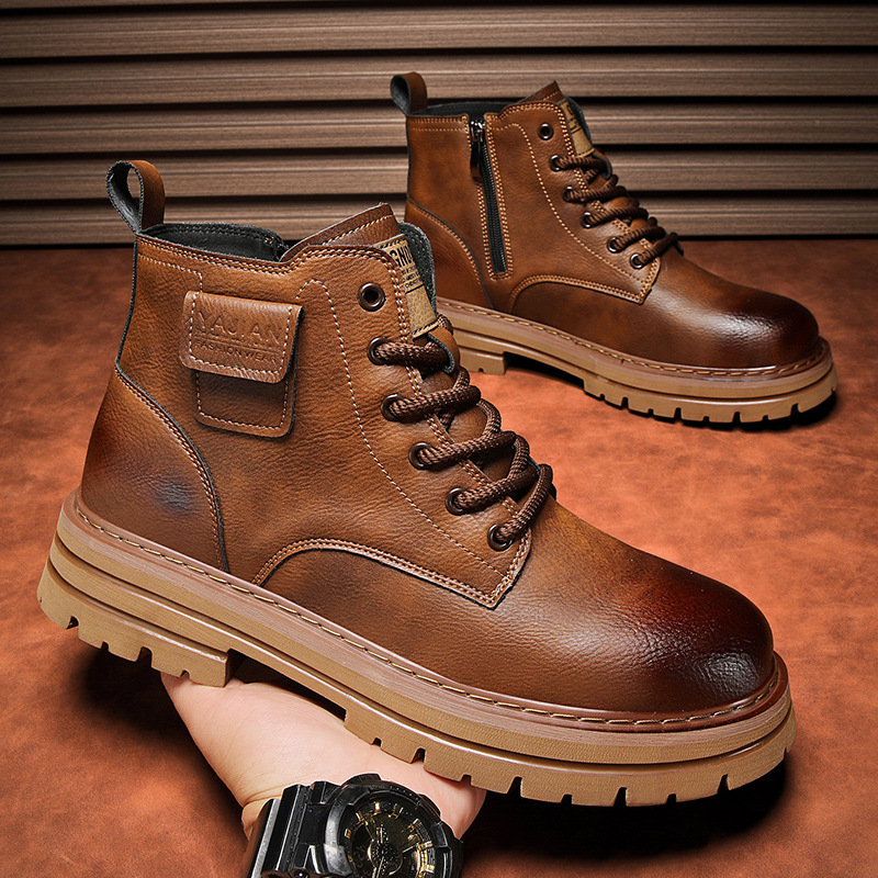 Top Stiefel Herren Lederschuhe