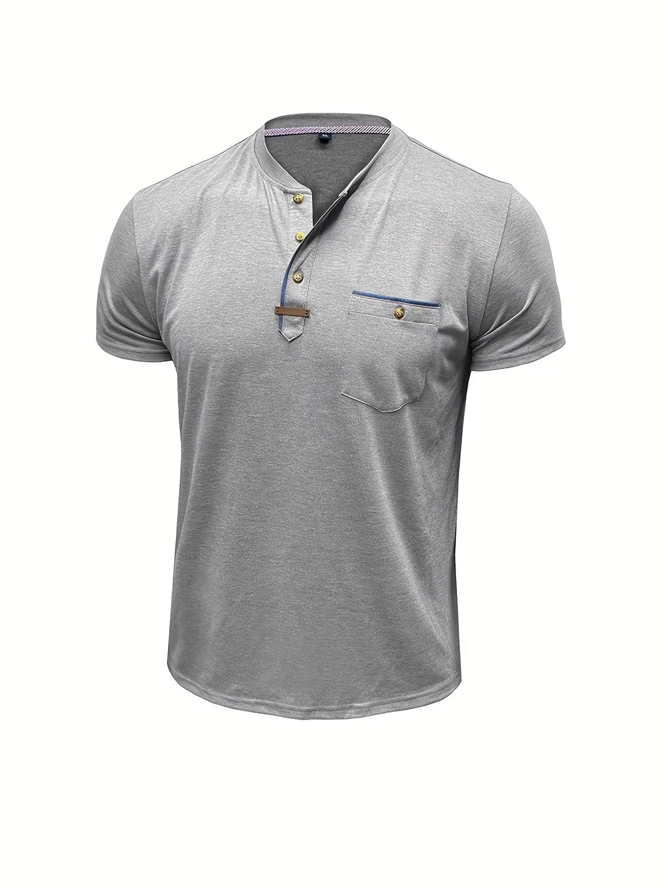 Lässiges T-Shirt mit Brusttasche