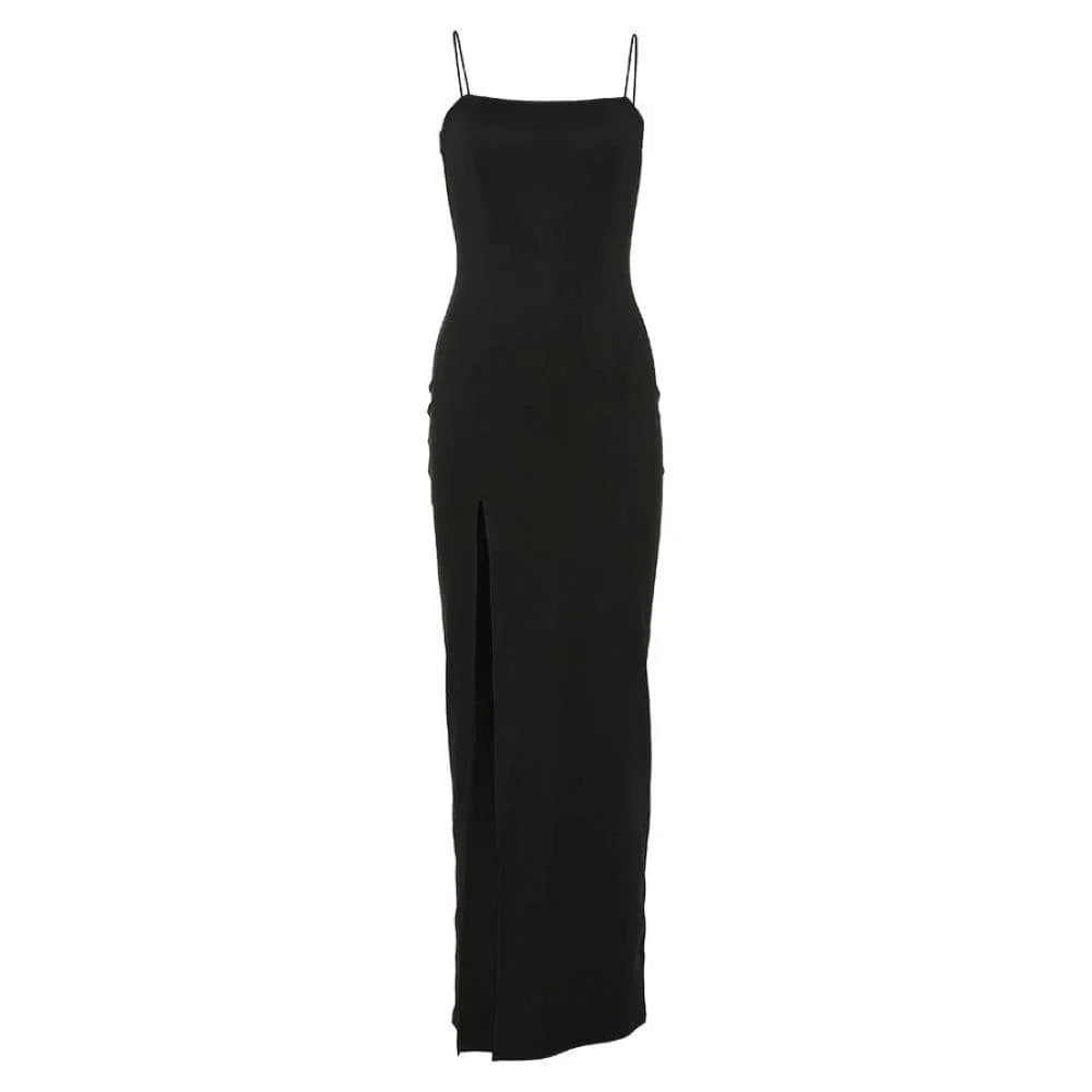 Atemberaubendes Bodycon Schlitzkleid