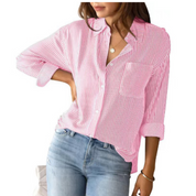 Stilvolle Damenbluse mit Streifenmuster