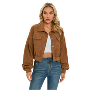 Gekürzte und modische Damen Winterjacke