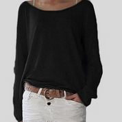 Leichter Damen Rundhalspullover