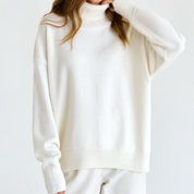 Damen Strickpullover mit Rollkragen