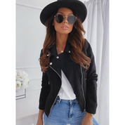 Bikerjacke Wildlederjacke